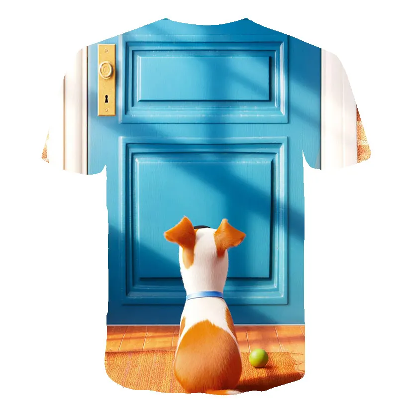 

Summer New Cartoon T-shirt Animal Squirrel 3D Print Boys and girls Casual T-shirt Babys Funny T-shirt Kids Tops O-Neck 4T-14T