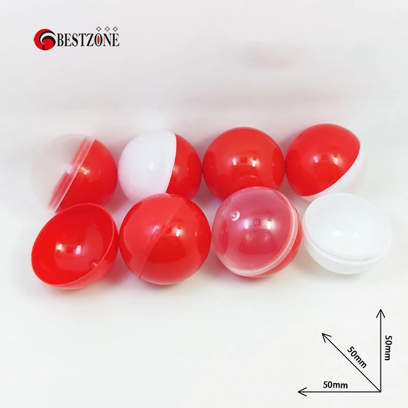 Прозрачные и цветные пластиковые шарики из полипропилена, 50 мм, 20 шт. от AliExpress WW