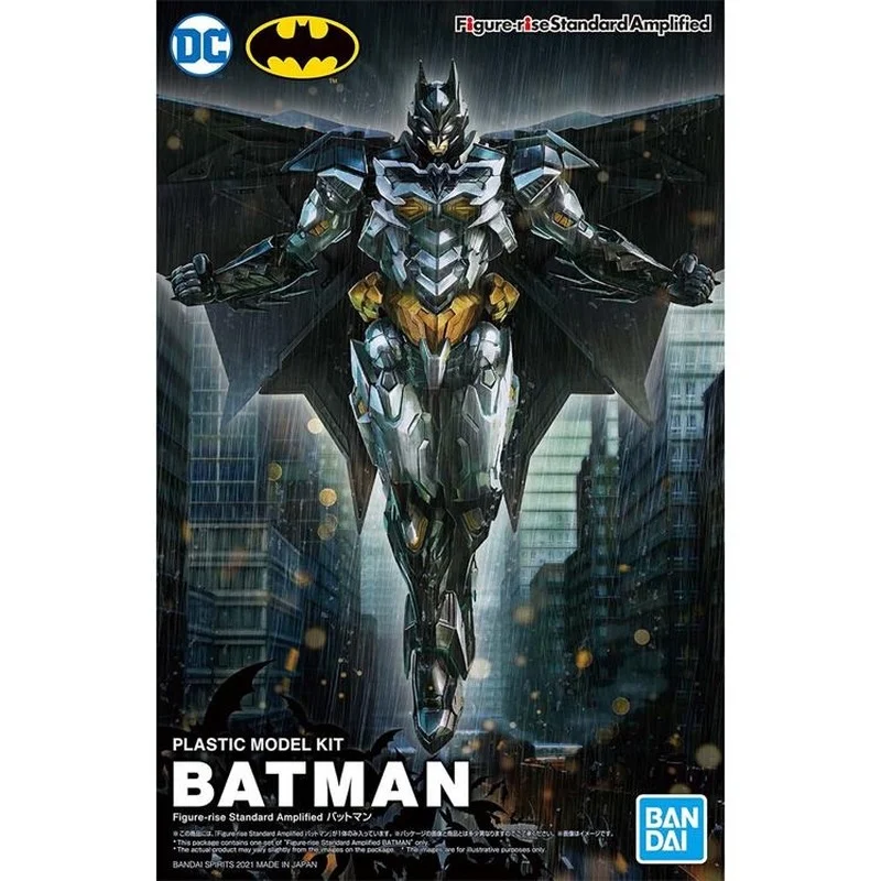 

Bandai Original Anime Figure Figure-rise FRS Batman DC Action Figure Toys For Boys Girls Kids Christmas Gift Collectible Model