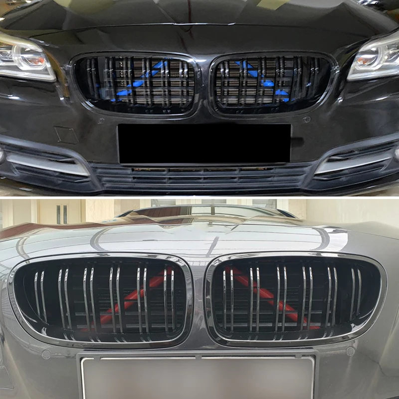 Автомобильная передняя решетка радиатора отделочные полосы рамка для BMW 5 серии