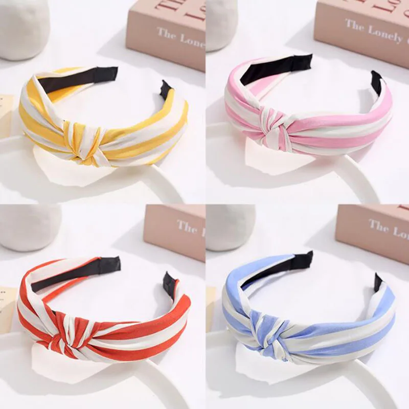 

TWDVS New Style Women's Headband Small Fresh And Simple Headband Cross Knotted Design Headdress Girls' Hair Accessories