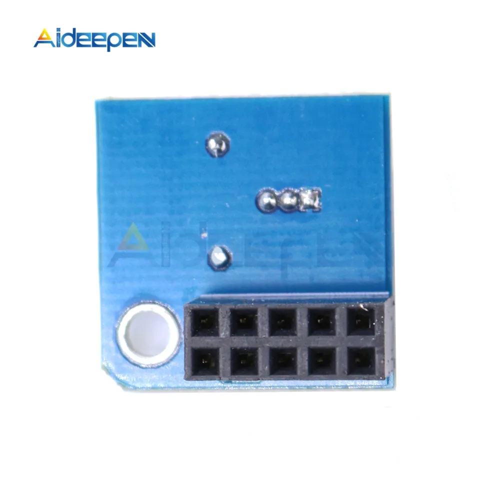 Модуль датчика температуры DS18B20 1-проводное считывание 9-12 бит с платой Raspberry Pi Zero