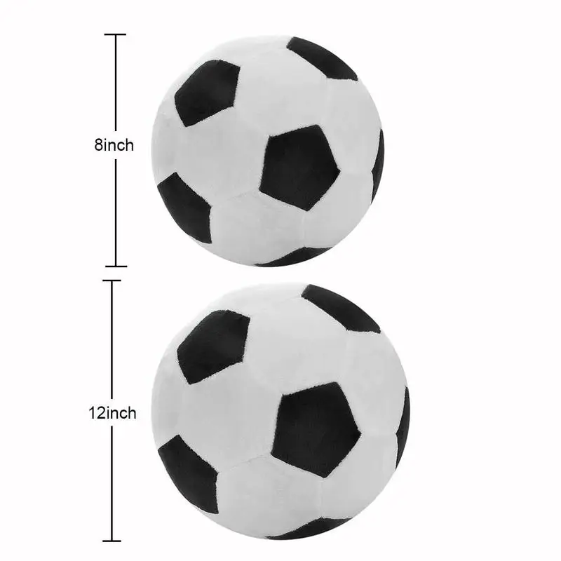 

8/12inch Soccer Sports Ball Plush Football For Toddler Baby Boys Kids Gift Throw Pillow Stuffed Soft Plush Toy