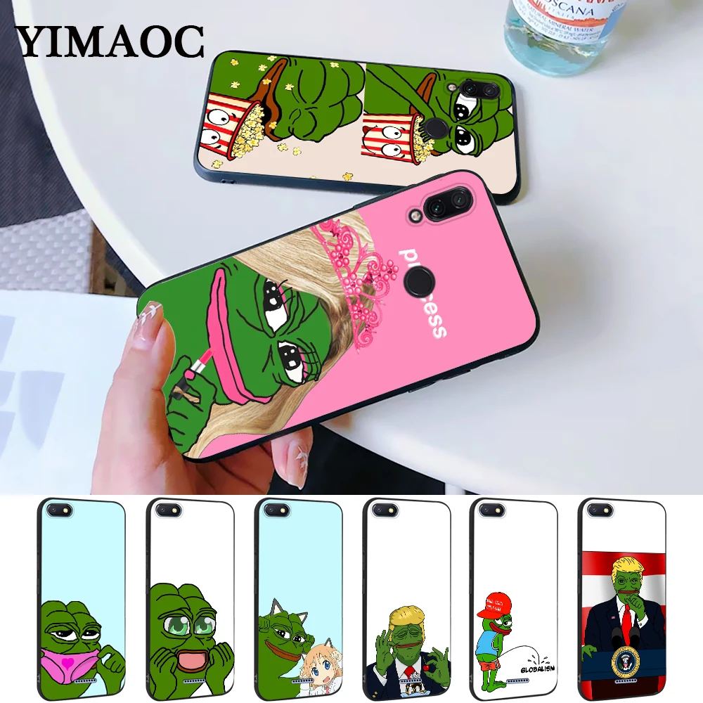 Мем самодовольный лягушка Pepe силиконовый чехол для Redmi 4A 4X5 плюс 5A 6 Pro 6A 7 7A K20 S2 Go |