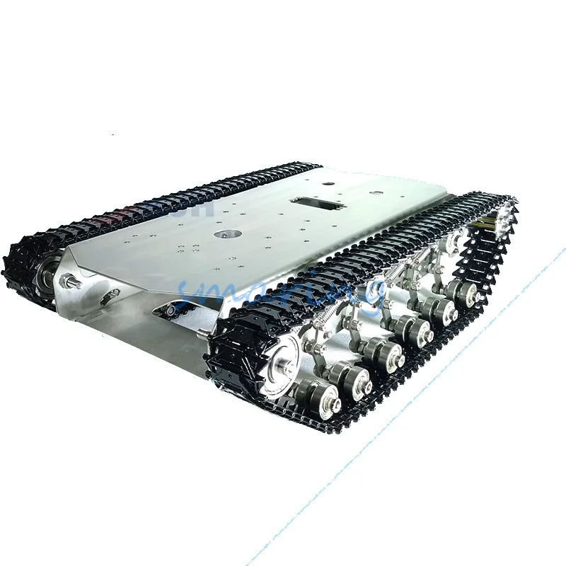 Metal Crawler Stainless Steel Robot Damping Tank Car Suspension Intelligent Video WiFi | Игрушки и хобби