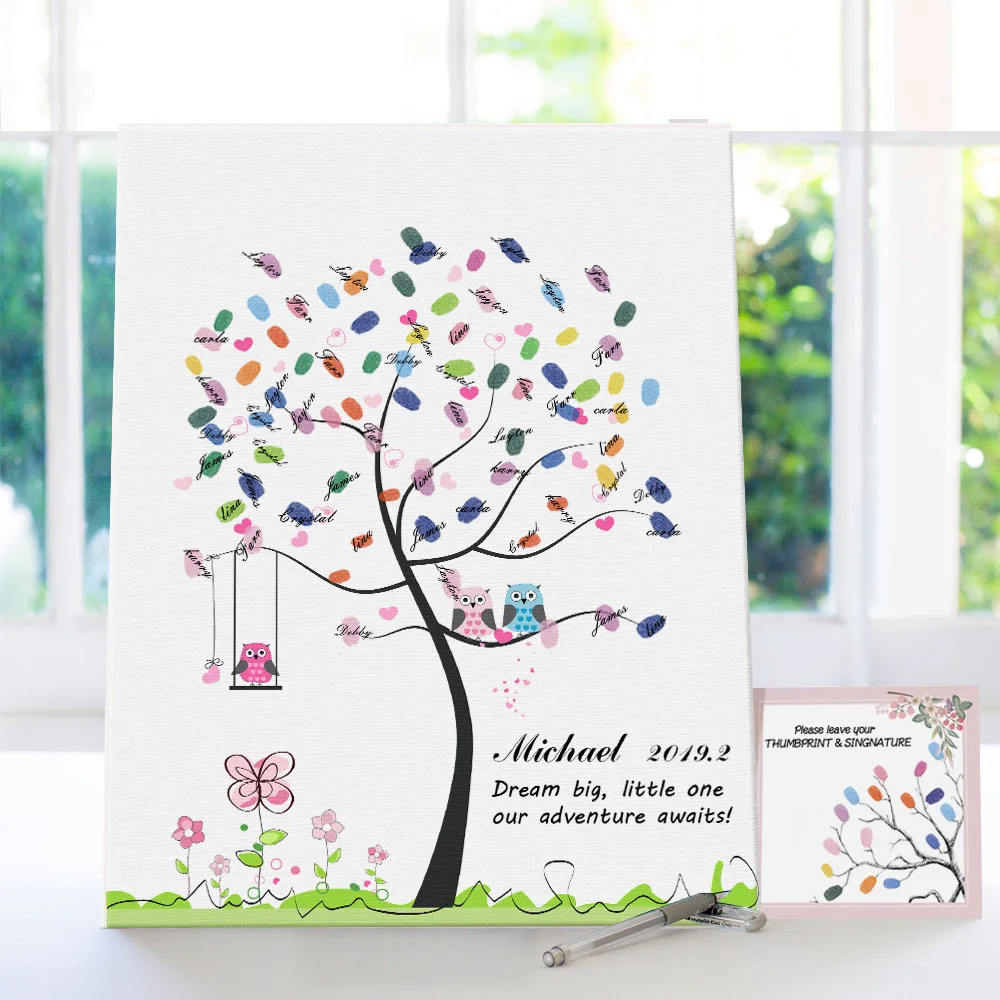 Новые Свадебные принадлежности стол Свадебный знак креативный отпечаток пальца