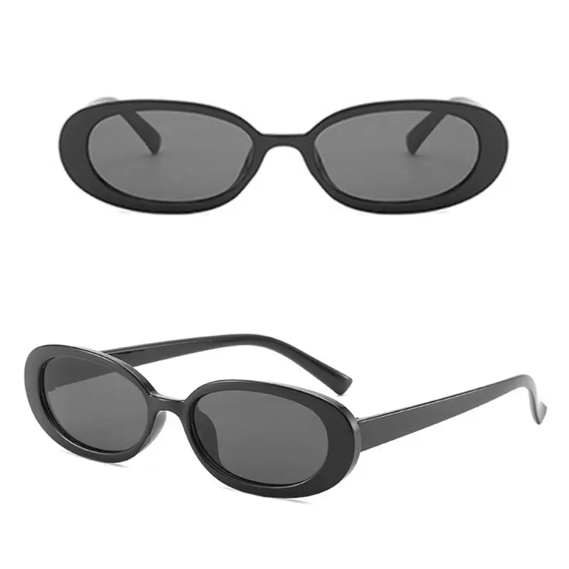 

2021 New Retro Irregular Cycling Driving Glass Vintage Unisex Small Oval Frame Sunglasses Glasses Womens Fashion Vintage