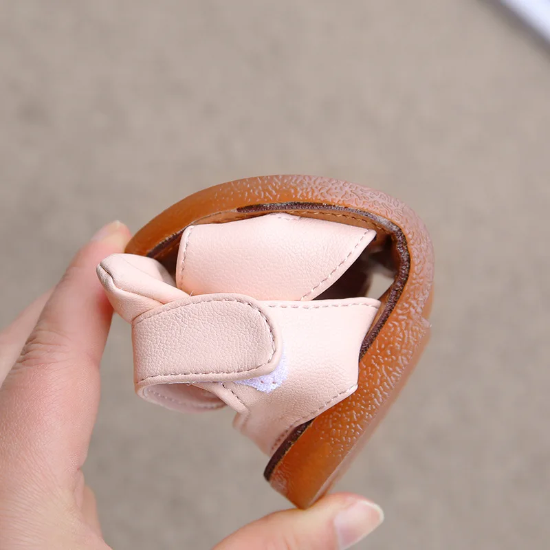 

Casual Butterfly-knot Non-slip Soft Kid Toddler Baby Shoes Summer Korean Little Children's Girls Princess Open Toe Beach Sandals