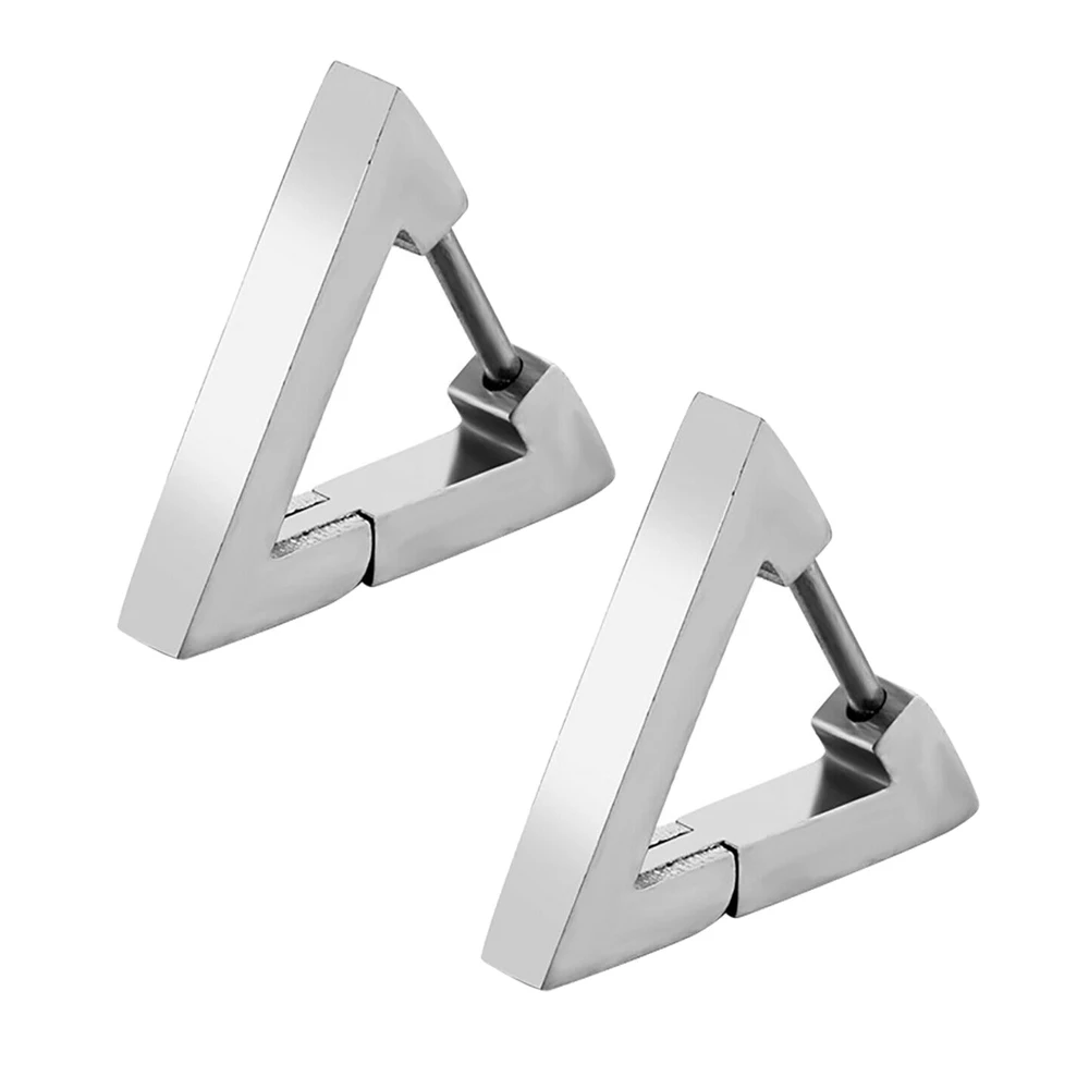 2020 новые модные креативные геометрические треугольные серьги для мужчин и