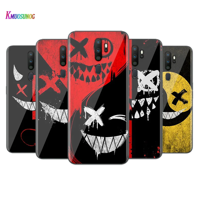 

Angel Demon Smiley Yin Yang For OPPO F5 F7 F9 F11 F15 F17 F19 R9S R15X R17 RX17 K3 K5 Find X2 X3 Pro Lite Neo Phone Case