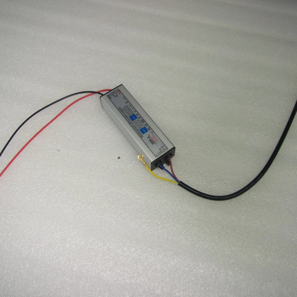 50 Вт IP67 Водонепроницаемый источник питания постоянного тока 20 в до 36 1500 мА с