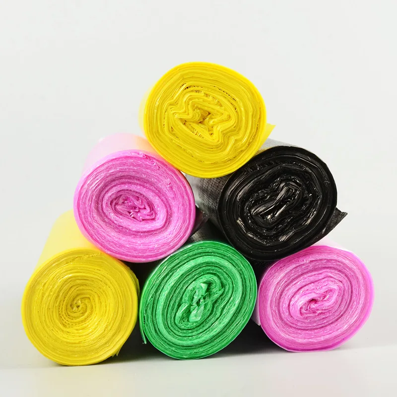 

Disposable Color Garbage Bag 150 Pieces Garbage Bag PE Material Thickened Plastic Bag Household Garbag Tough Plastic Bage bag