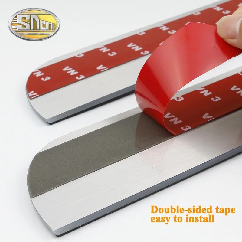 

SNCN 2PCS Car LED Door Sill For Fiat 500 2010 - 2019 2020 Ultra-thin Acrylic Dynamic LED Welcome Light Scuff Plate Pedal