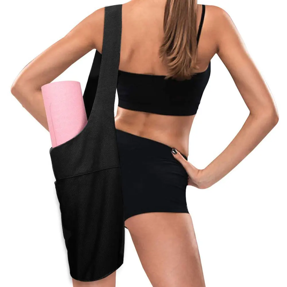 

Yoga Bag Yoga Mat Pocket Sling Carrier Fitness Tool Storage Bag For Sports Yoga Tool Storage Khaki Sport Beach Tour Storage Bag