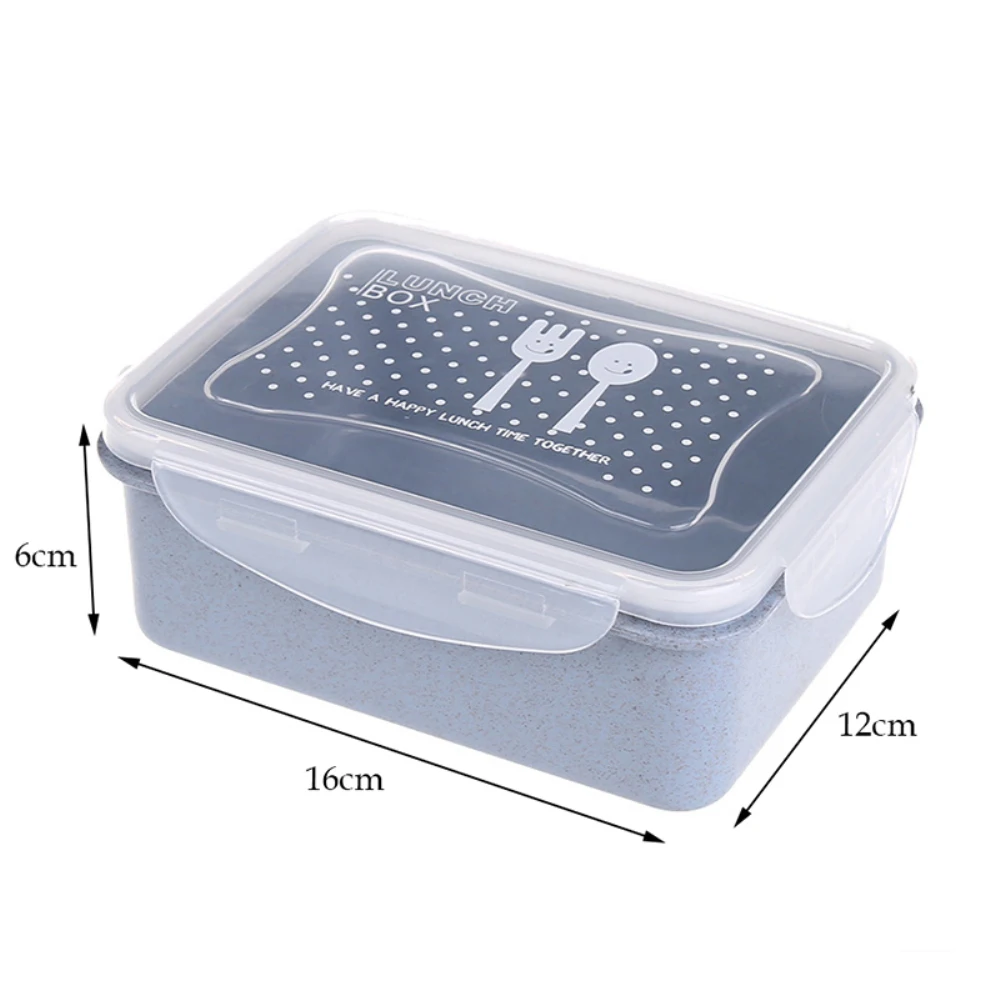 1 шт. коробка для завтрака из пшеничной соломы микроволновая посуда бэнто