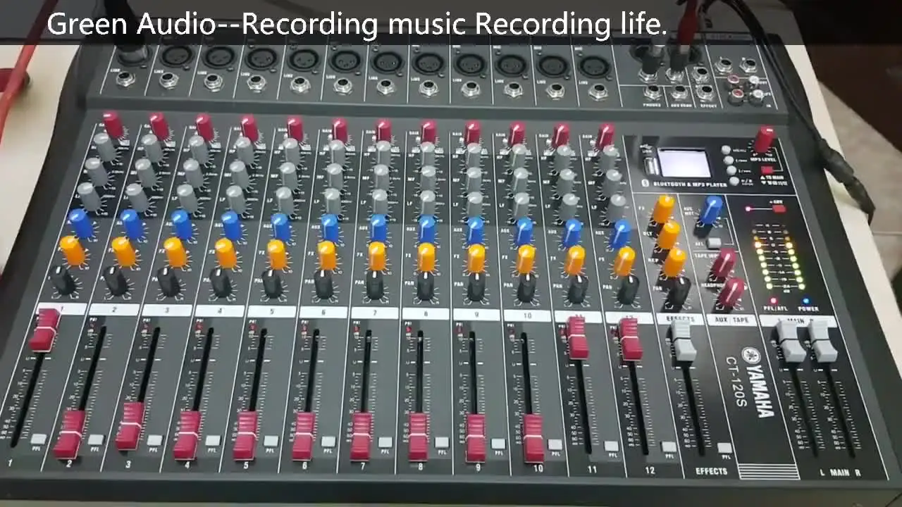 16-канальный аудиомикшер 6 музыкальных режимов USB-микшерная консоль усилитель