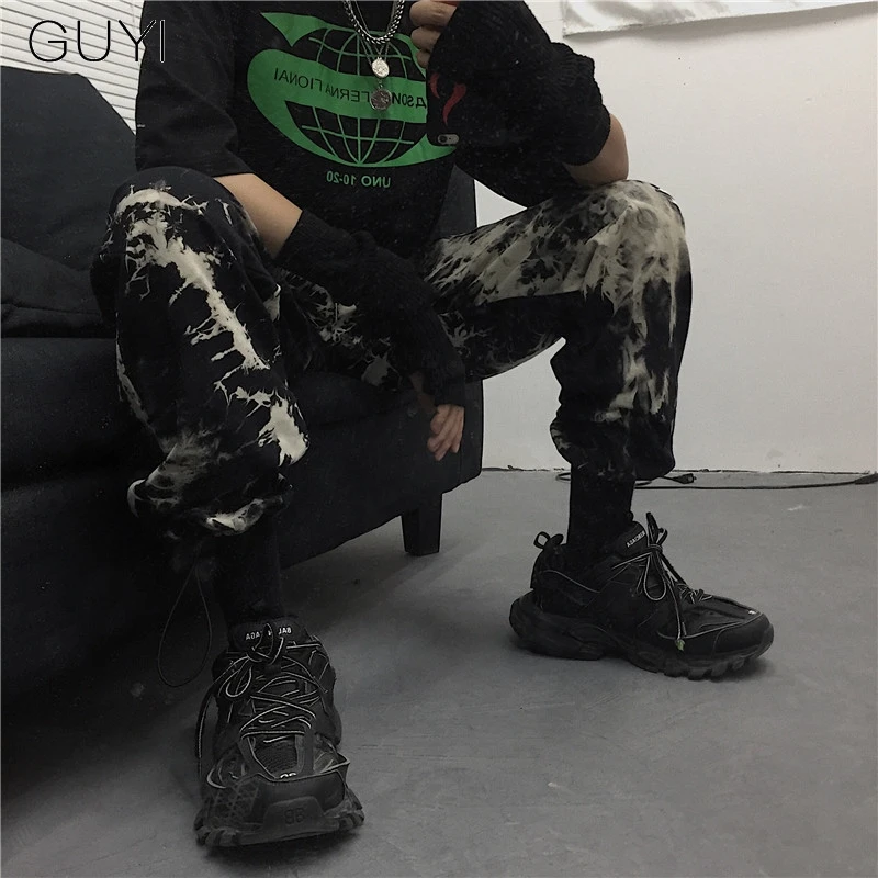 Уличные штаны для мужчин уличная одежда в стиле хип-хоп мужские свободные брюки