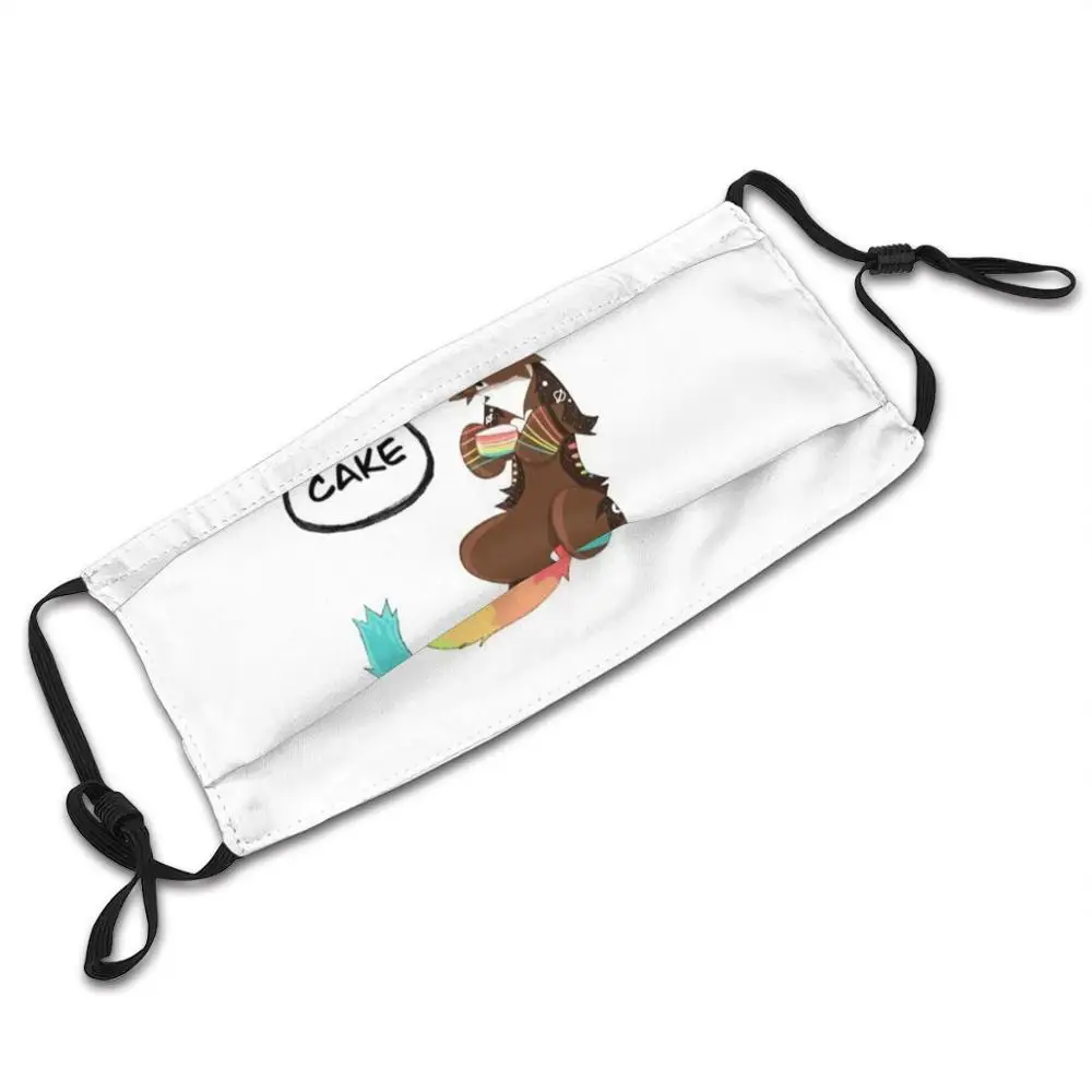 Levi Cake Reusable Mouth Mask Filter Cool Funny Masks Dog Coyote Furry Rainbow | Аксессуары для одежды