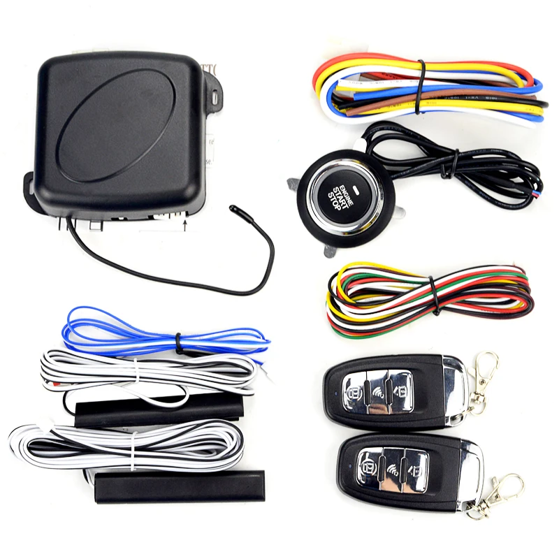 9 шт. Автомобильная сигнализация запуск двигателя бесключевой доступ