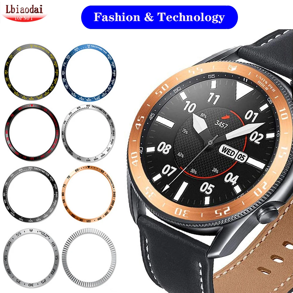 Металлический защитный чехол для Samsung Galaxy Watch 3 45 мм 41 46 42 Gear S3 Frontier | Наручные часы
