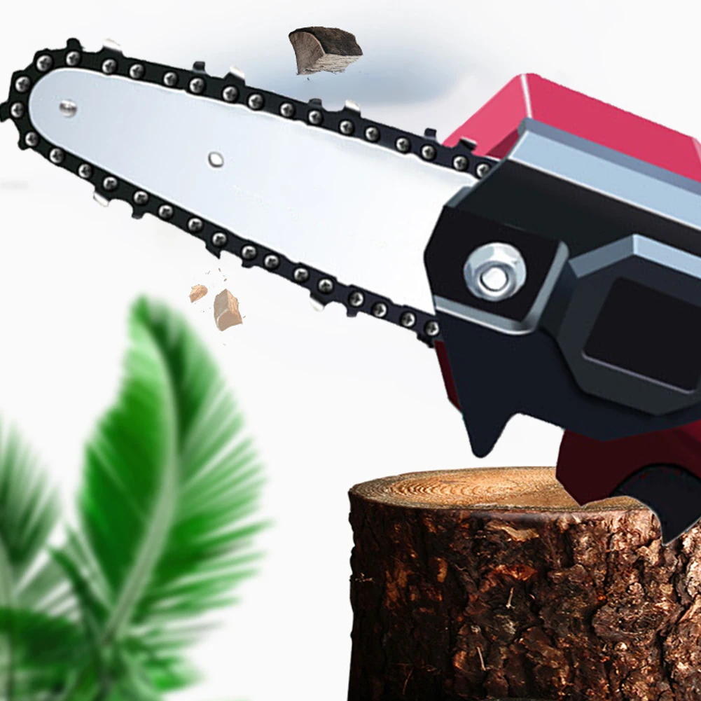 

Mini Chainsaw Portable Cordless Chain Saw Electric Wood Cutter Pruning Saw Home Garden Logging Power Tool Lithium Battery
