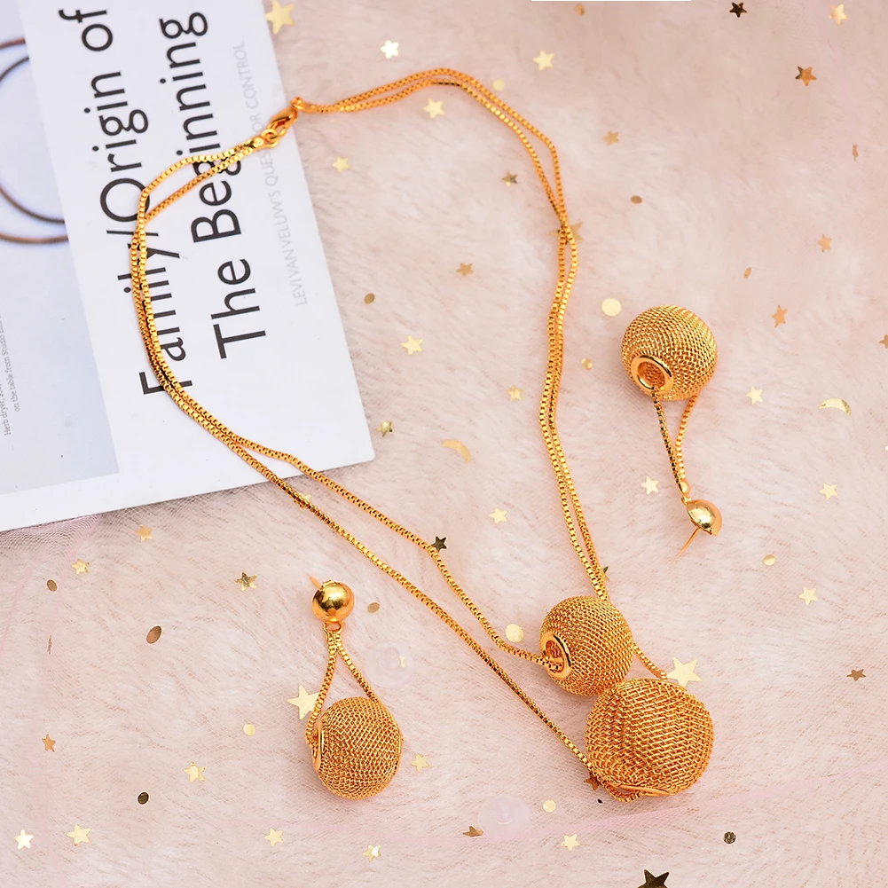 WANDO комплект золотых ювелирных украшений из эфиопских бусин эритрея африканские