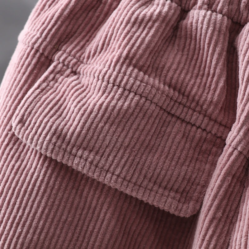 Neploe/осенне-зимние женские вельветовые брюки; Pantalon Mujer; штаны-шаровары с эластичной резинкой на талии; большие размеры; повседневные свободные брюки; 54595