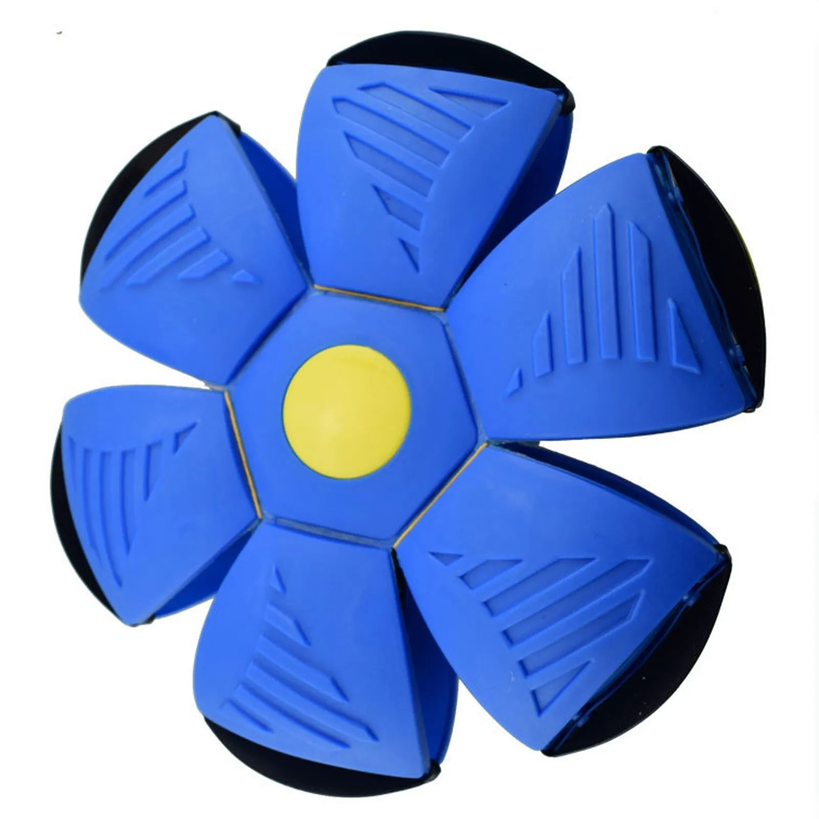 

Flying Saucer Flat Throw Disc Ball With LED Light Toy Outdoor Garden Football Game Magic UFO Deformation Flying Ball Toy For Kid