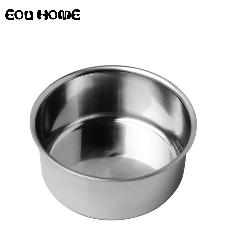 Высокое качество супницы Нержавеющая сталь серебряные круглые приправа чаша