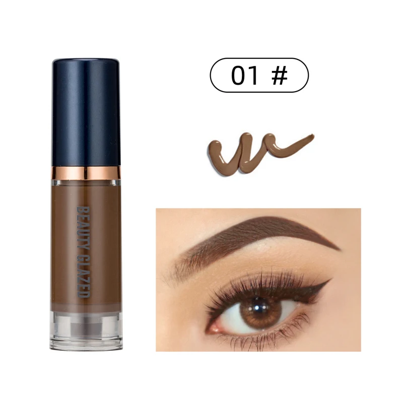 

Beauty Glazed Waterproof Eyebrow Gel Makeup Eye Brow Wax Lasting 48 Hours Tint Cream Make Up Smooth Paint Pomade Eyebrow Cream