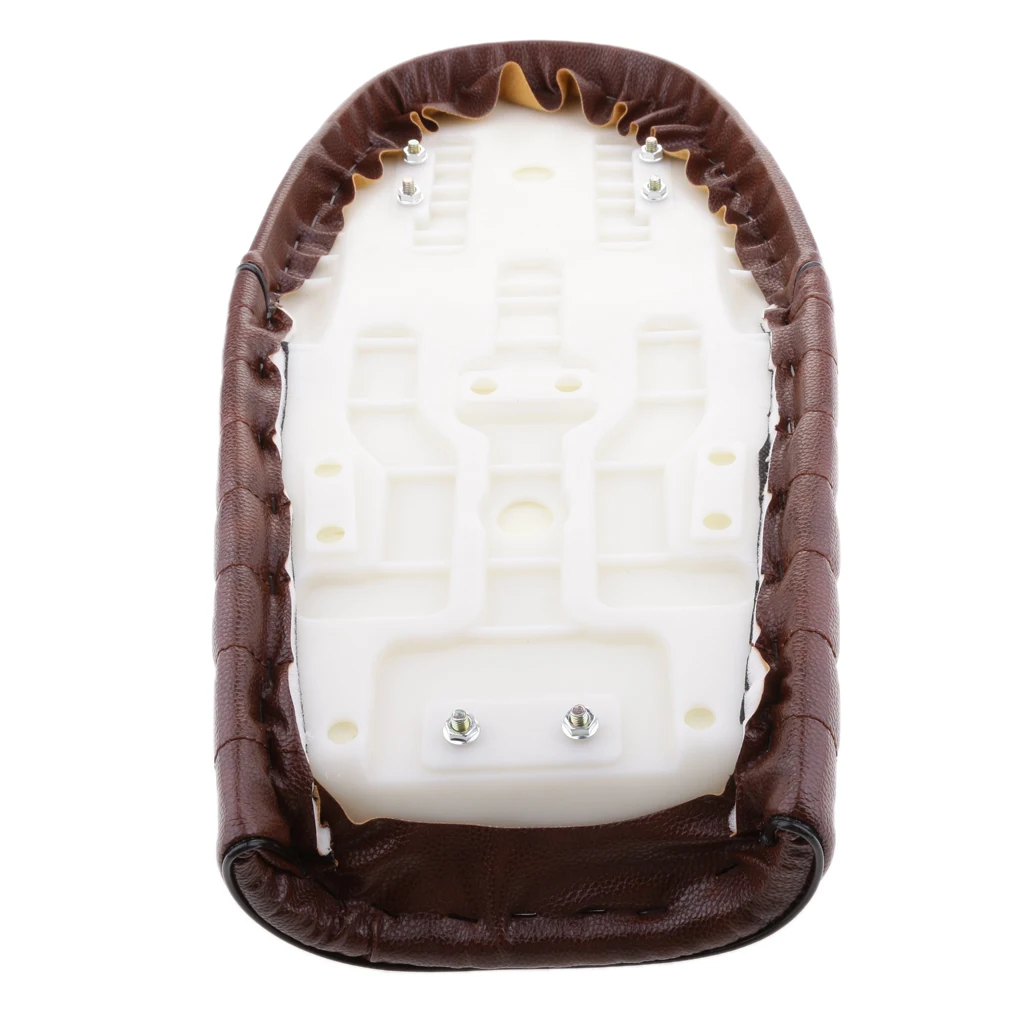 Мотоциклетное кресло для кафе коричневый + 2 ✲ фута стекловолокно выхлопная