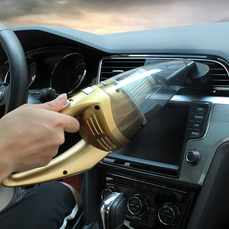 

Car Vacuum Cleaner Portable Small Handheld Vaccum Cleaner Wet and Dry 120W High Power Strong Suction Household Cleaner
