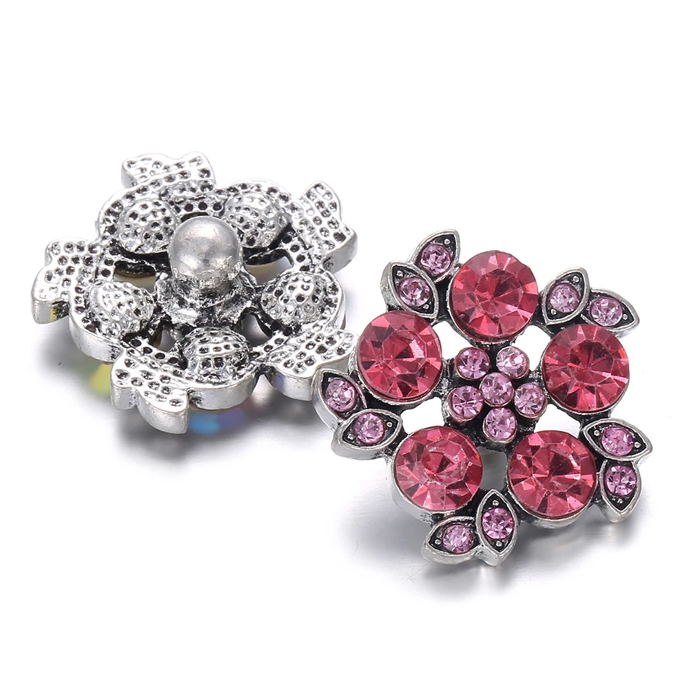 10 шт./лот 2019 Новая мода оснастки ювелирные изделия Стразы Цветок 18 мм