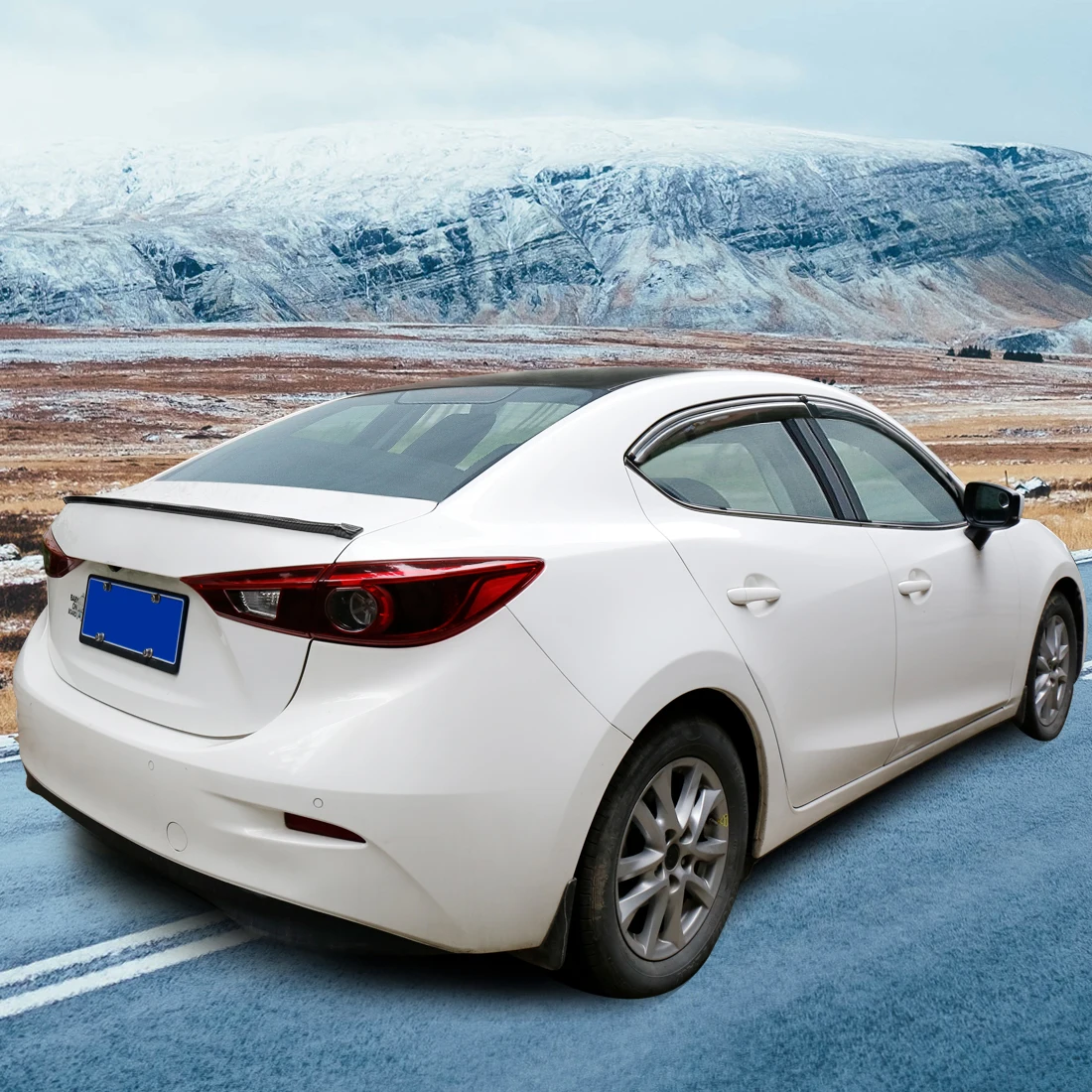 X Autohaux 1 5 м Автомобильный задний спойлер крыло резиновая накладка на губы хвост