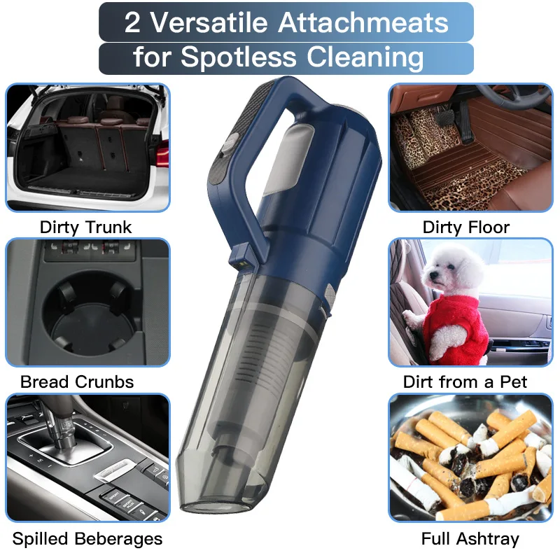 TAMONG HOME portable wireless car or interior vacuum cleaner mini dust collector Dust removal / inflation 3 functions | Бытовая техника