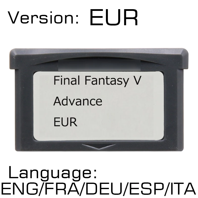 Final Fantasy V Advance 32 бит картридж для видеоигр консоль карта версия евро ENG/FRA/DEU/ESP/ITA