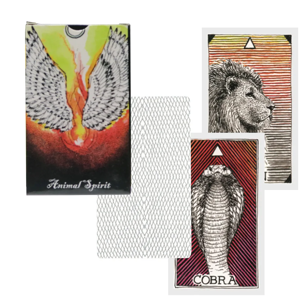 2019 дикие неизвестные животные духовая колода 63 карты таинственные мир гадания