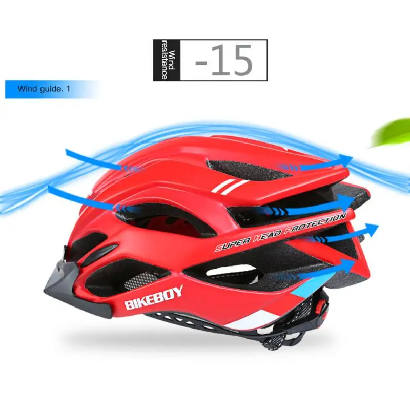 

Bikeboy Cycling Safety Helmet Outdoor Bicycle Motorcycle Crash Helmet Mtb Bike Sports Ventilated Construction Helmet Men Women