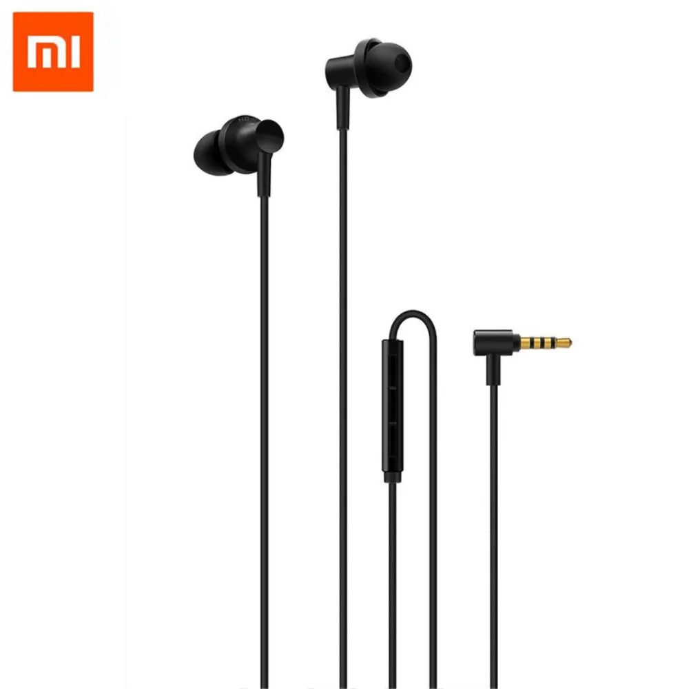 Оригинальные гибридные наушники Xiaomi mijia 2 Circle Iron HD наушники-вкладыши с двойным