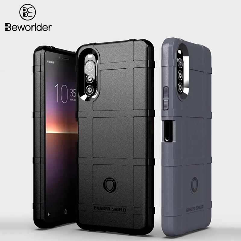 Бронированные чехлы для Sony 10 II Защитные Чехлы в стиле милитари ударопрочный