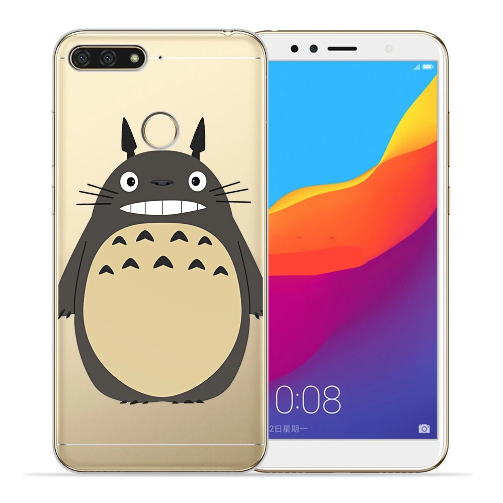 2417 Totoro Panda мультфильм для huawei Y5 Y6 II Prime Nova 2 3 4 3i Plus чехол для телефона Etui funda etui capinha милый - Цвет: 2417