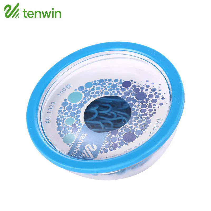 Десять WIN 100 ⑤ кор. скрепки металлические для офиса школы канцелярские