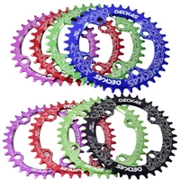 deckas 104bcd oval round narrow wide chainring mtb mountain bike bicycle 32t 34t 36t 38t crankset tooth plate parts 104 bcd