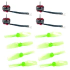 Happymodel EX0802 KV19000 1S бесщеточный двигатель с Демпфированием 40MMX2 Пропеллер для Moblite7 TinyWhoop RC Квадрокоптер FPV гоночный Дрон