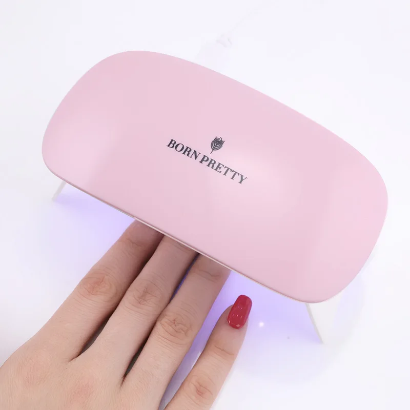 Мини 6 Вт УФ светодиодная лампа для сушки ногтей Портативный USB кабель основного