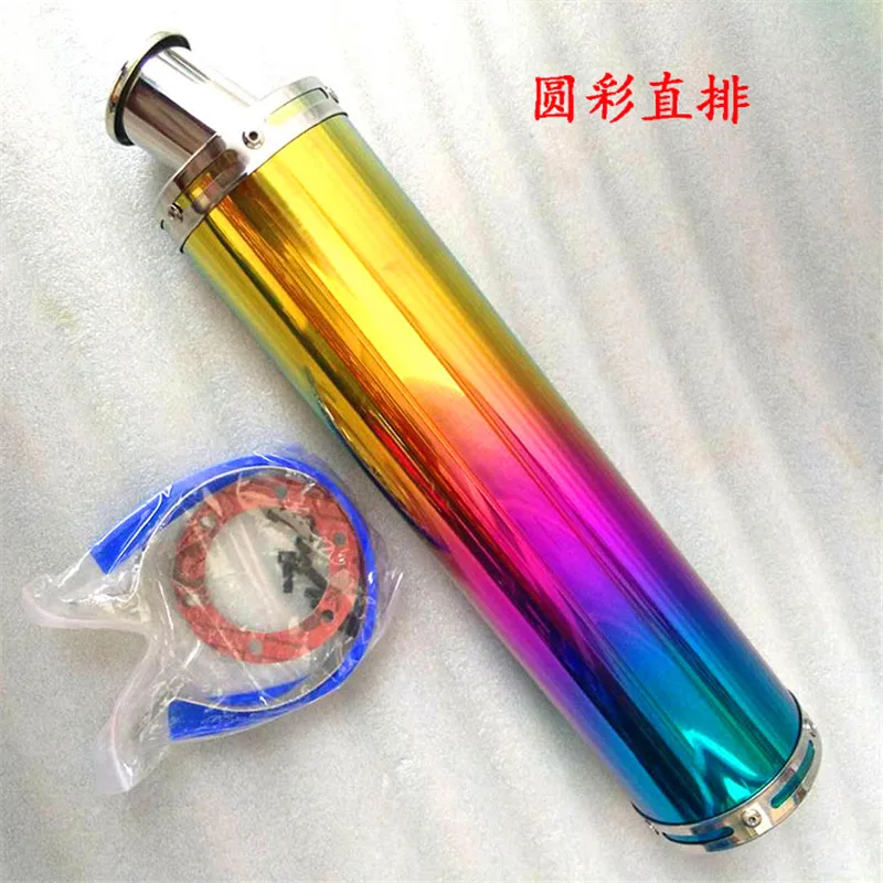 

Модифицированная выхлопная труба мотоцикла нержавеющая сталь жареный уличный спортивный автомобиль звук для CB400XJR400 глушитель заднего давления