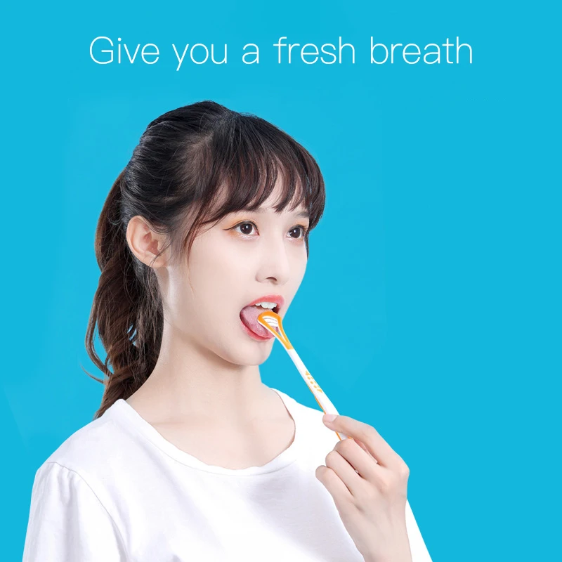 Скребок для языка 1 шт. многоразовый гигиены полости рта |