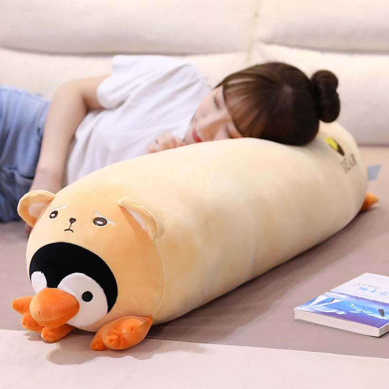 

1 шт. 60 см kawaii Пингвин обратиться к динозавр панда плюшевые игрушки в виде симпатичных животных мультфильм Подушка для детей; Подарок для дев...