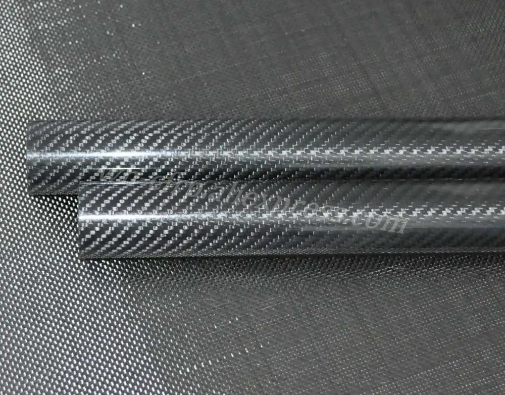 34mm ODx 32mm ID Carbon Fiber Tube 3k 1000MM Long (Roll Wrapped) carbon pipe with 100% full Japan improve material | Игрушки и хобби