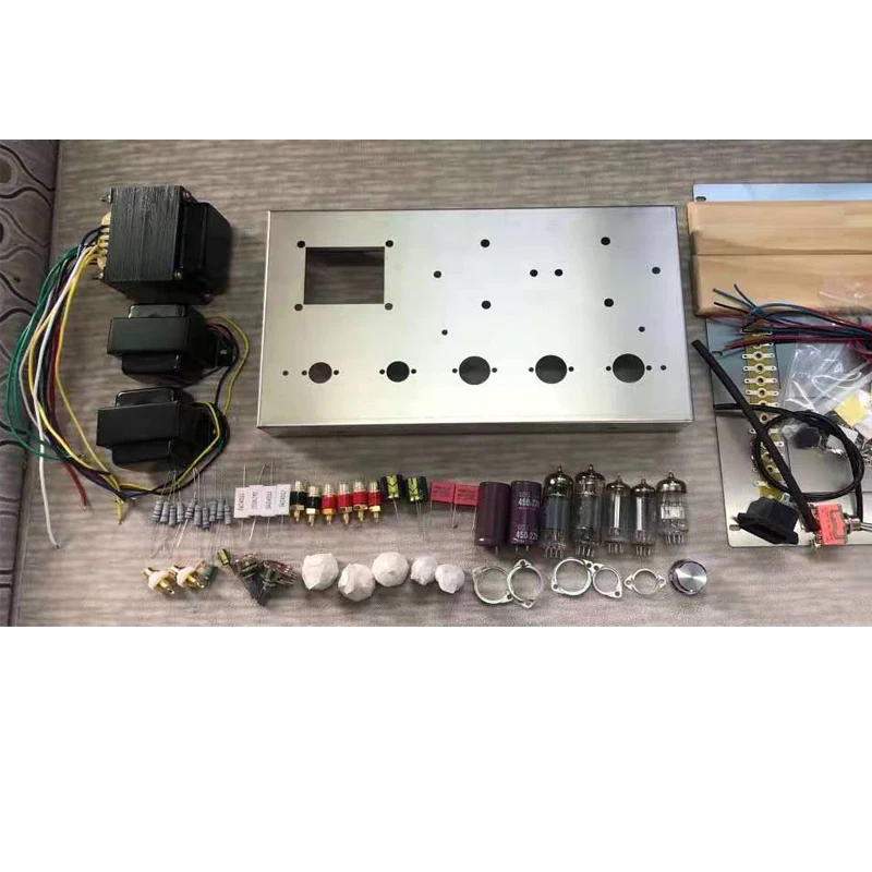 2021 Nobsound Home усилитель звуковой трубки DIY Kit 6Z4 + 6N2 6P 1 корпус из нержавеющей стали
